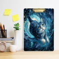 thumbnail image 5 of Acrylic Writing Board Gold 12.5*9 Inch Clipboards Transparent Acrylic Material Suitable For Office Classroom Teachers Fashion Bloggers Stationery Enthusiasts Cute Cat, 5 of 9