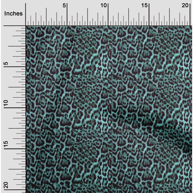 oneOone Polyester Lycra Green Fabric Animal Skin Sewing Craft Projects Fabric Prints By Yard 56 Inch Wide