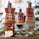 thumbnail image 5 of Juego de fundas para botellas de vino de Navidad para Navidad, bodas, cumpleaños, vacaciones, decoración de mesa de comedor Zhivalor CPB-CJZ478, 5 of 5