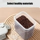 thumbnail image 5 of Contenedor para Almacenamiento de Alimentos, Sello Hermético, Apilable con Tapa de Cierre, Recipiente de Plástico Transparente para Cocina, Organización de Despensa, 3800 ml, 5 of 7