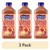 (3 pack) Naked Boosted Smoothie Strawberry Banana Machine, 46 fl oz Bottle