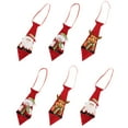 thumbnail image 5 of Gymnture christmas 6pcs Men Neck Ties Christmas Party Necktie Fabric Neck Ties Novelty Neck Ties Xmas Decorations, 5 of 10