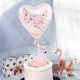 thumbnail image 4 of Decoración de tarta de cumpleaños para niña, 6 piezas, decoración de tarta de feliz cumpleaños, decoración de tarta de feliz cumpleaños, decoración de globos (rosa), 4 of 5