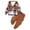 z25-0706-Brown, variant on Baby Boy Winter Clothes 3-4 Years Kids Sweatsuit Boys Clothes Boy Outfits 2-Piece Long Sleeve Hoodie and Camouflage Pants Boys Fall Winter Clothes