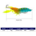 thumbnail image 3 of Cebo Pesca Camarón Imitación Señuelo Suave Artificial Con Cuentas Ganchos, 3 of 9