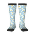 thumbnail image 2 of Lsque Daisies Flowers Printed Crew Socks Men's Women's LightWeight Thin Casual Calf Socks ,Knee High Socks,Cotton Socks, 2 of 9