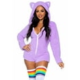 thumbnail image 1 of Costume de Chat Câlin Violet pour Femmes, 1 of 2