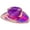 Rose Red, variant on Shiny Mirrored Cowboy Hat, Sparkly Western Party Hat for Women and Men