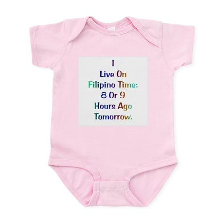 

CafePress - Filipino Time Gifts Infant Bodysuit - Baby Light Bodysuit Size Newborn - 24 Months