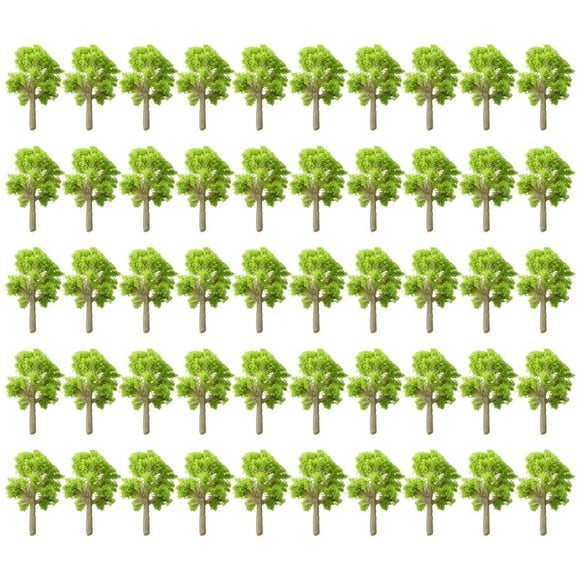 GLFILL 50Pcs 4cm Model Trees Sand Table Architectural Model Tree For Architectural Sand Table Train Toy Model DIY Scene Layout