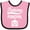 Pink and Black, variant on Inktastic Future School Principal Boys or Girls Baby Bib