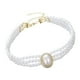 thumbnail image 5 of 5x Collar De Perlas Simuladas De 3 Hileras Bien Pulidas, Exquisitas Y Hermosas, 5 of 8