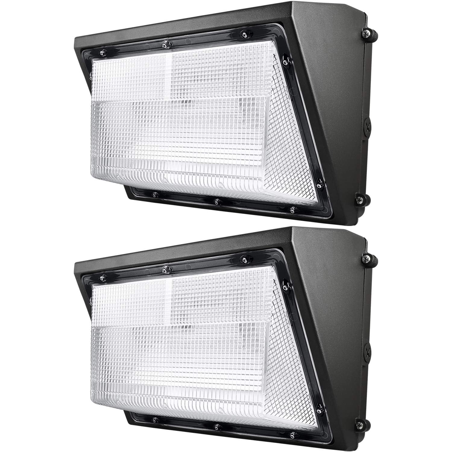 2Pack Outdoor Led Wall Pack Light Fixture 26W IP65 Commercial Security Lighting 