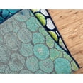 thumbnail image 4 of Unique Loom Metro Rug Light Green/Beige 9' x 12' Rectangle Geometric Modern Perfect For Living Room Bed Room Dining Room Office, 4 of 7