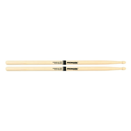 Promark Forward 5B Hickory Wood Tip Drumsticks - Acorn Tip