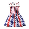 thumbnail image 4 of kladzum Girls' Fourth of July Dresses Casual Sleeveless Patriotic Clothing, Summer Savings Clearance, 4 of 7
