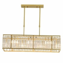 TFCFL 4 Light Luxury Crystal Chandelier Ceiling Light Living Room Ceiling Pendant Lamp Fixture
