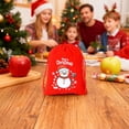 thumbnail image 6 of Aooww Santa Christmas Gift Bag Extra Large Red Velvet Present Sack Bag with Drawstring for Xmas Party Favor Supplies Holiday Party Supply Wrapping, Christmas Party Decorations, C, 6 of 7