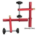 thumbnail image 4 of Yammee Stable Woodworking benches Dog Clamps 19/20mm Adjustable Aluminum Grip Tool, 4 of 10