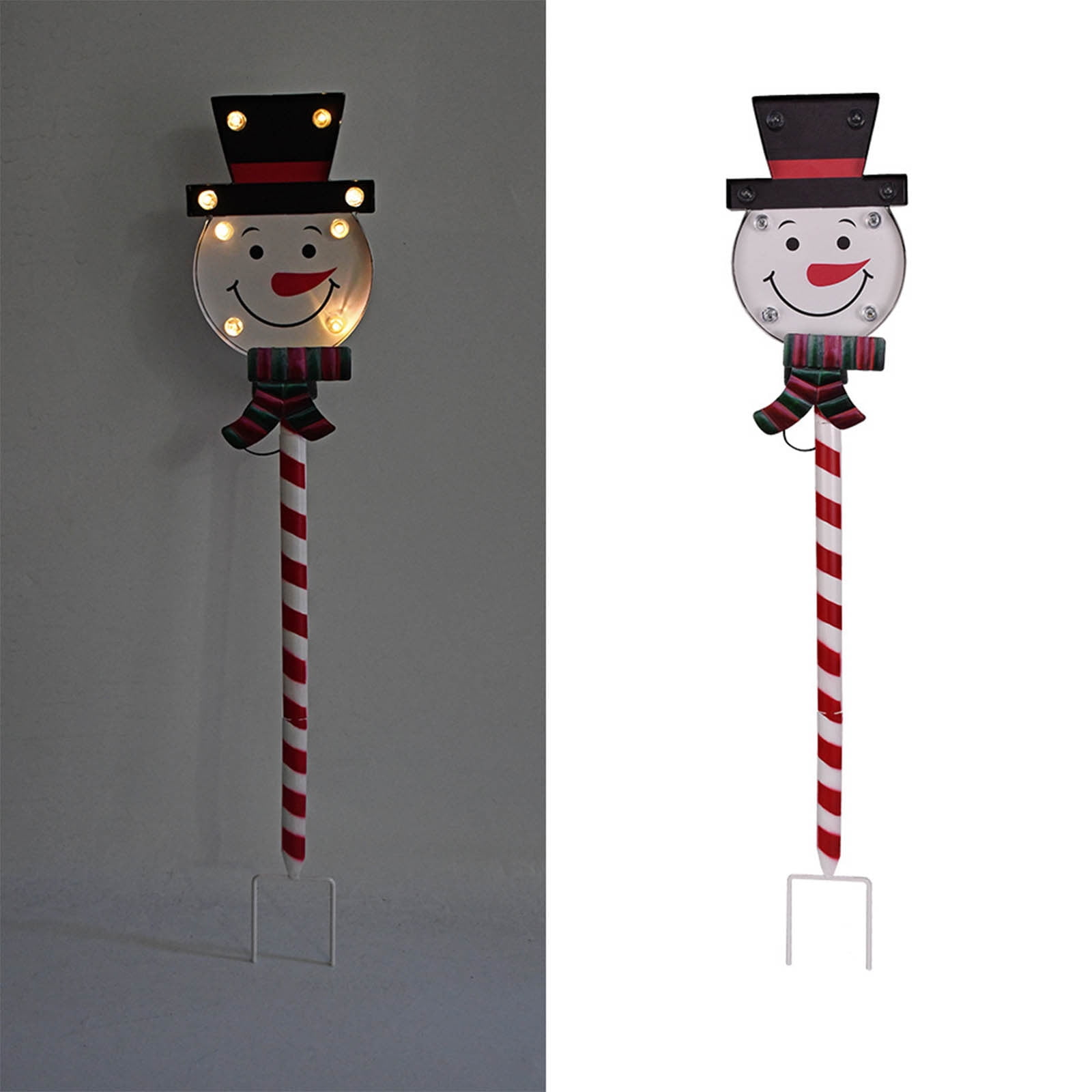 Matoen Solar Christmas Pathway Lights, Solar Lollipop Lights Christmas Decorations Outdoor, Waterproof Christmas Garden Stake Lights for Patio, Yard, Garden, Lawn Christmas Holiday Decor