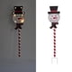 thumbnail image 4 of Luces navideñas solares de exterior con forma de muñeco de nieve | Decoraciones de hierro para jardín | Iluminación solar para ambientes festivos de patio y césped, 4 of 5