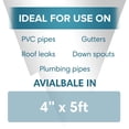 thumbnail image 5 of Polar Black Waterproof Tape Seal, Indoor & Outdoor Sealant Tape, 5" x 5ft, 5 of 6