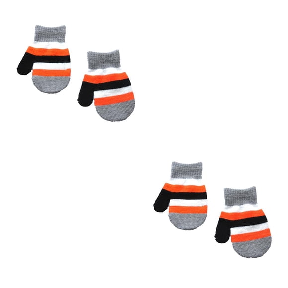 Minnieouse 1 par de mitones para niños, cómodos guantes de invierno de estilo Simple para niños, cubierta para calentar las manos, mitones para gris claro 2Conjunto
