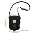 thumbnail image 3 of FENOHREFE Trendy Unisex Sports Crossbody Casual Shoulder Bag with Net Front Pocket for Phone and Coin Purse Pouches, 3 of 8
