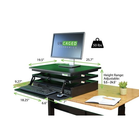 Electric Changedesk Tall Standing Desk Converter Ergonomic