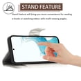 thumbnail image 5 of for Samsung Galaxy S23 Wallet Case, Elegant Card Holder Cash Slot PU Leather Kickstand Shoulder Strap Shockproof Protective Flip Women Girls Case Cover for Samsung Galaxy S23, White, 5 of 6