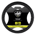 thumbnail image 3 of Auto Drive Automotive Steering Wheel Cover, Black Diamond-Quilt, PVC, Universal Fit, AD061728M, 3 of 5
