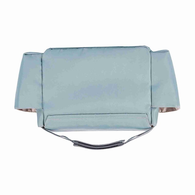 Sac à Langer Anti-Poussière pour Bébé, Sac à Langer Noir Imperméable en Nylon avec Multiples Fonctions et Grande Capacité, Compartiments Intérieurs Anti-Poussière