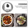 thumbnail image 4 of 1Pc Practical Pot Cover Useful Pan Overflow Cover Household Use Tableware (Silver), 4 of 9