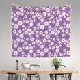 thumbnail image 2 of Sikiie Daisies Flowers tapestry wall hanging home decor for bedrooms, living rooms, dorms 60x51in, 2 of 6