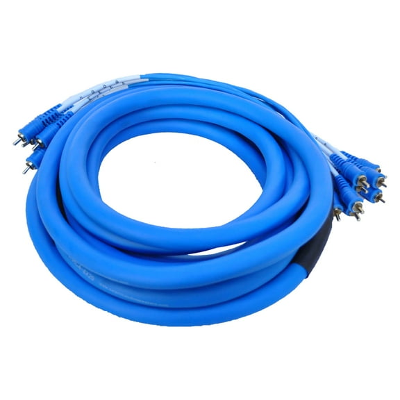 Seismic Audio 8 Channel 20 Foot RCA Audio Snake Cable 20' - Pro Home Audio - SARCA-8x20