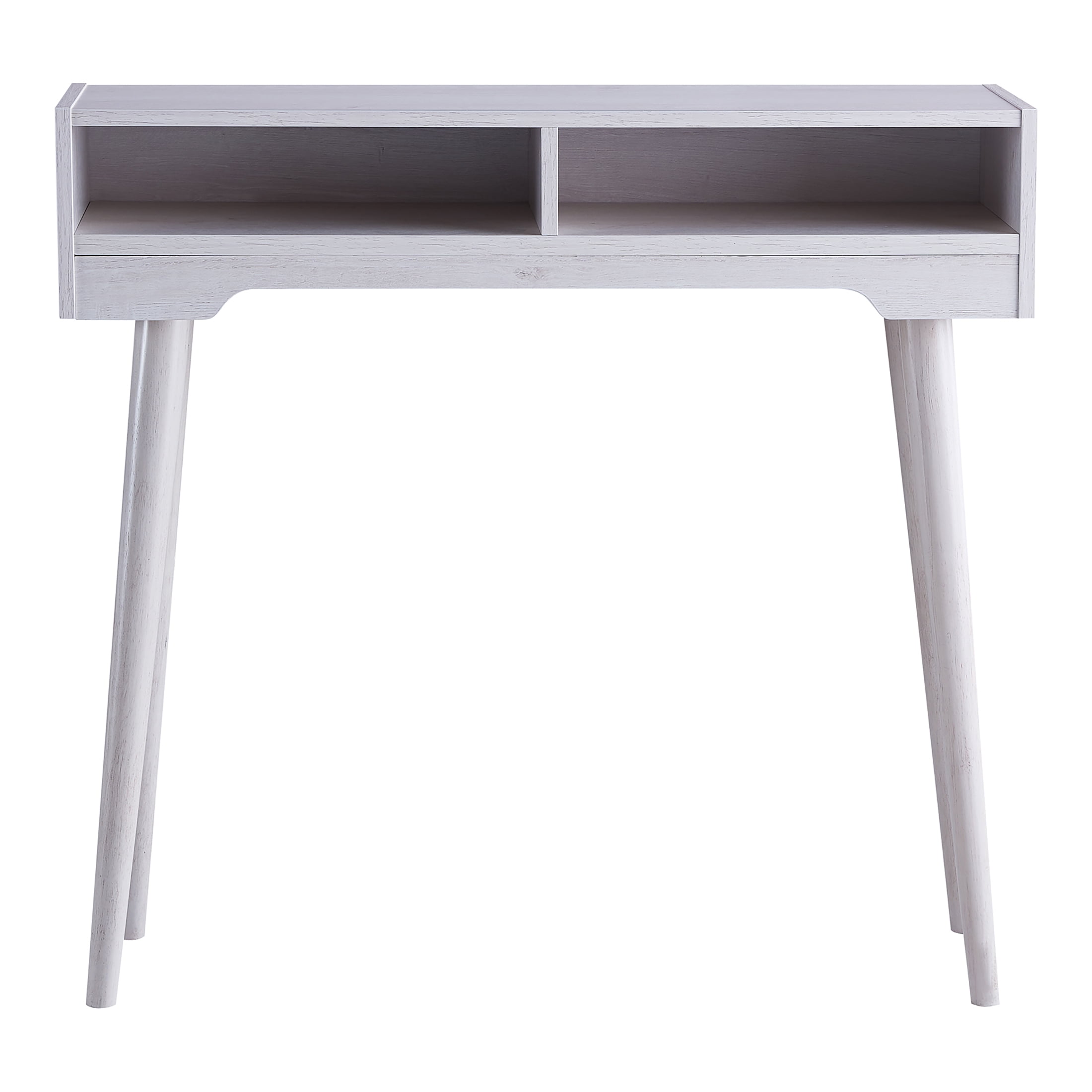 Furniture of America Keller 2-Shelf Console Table, White