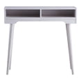thumbnail image 4 of Furniture of America Keller 2-Shelf Console Table, White, 4 of 7