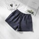 thumbnail image 2 of Pantalones para dormir de pareja de verano, ropa de dormir de crepé de algodón para hombres y mujeres, pantalones cortos de pijama, pantalones cortos para dormir con cintura elástica, 2 of 5