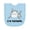 AE-Light Blue, variant on Inktastic I'm Teething Cute Shark Newborn Bib