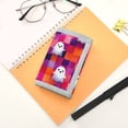 thumbnail image 7 of JIALIOU Nylon Trifold Card Wallet with ID Window Zipper Pocket for Men Women Teen Cute Ghost on Checkered, 7 of 7