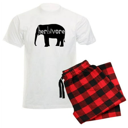 

CafePress - Elephant Herbivore Pajamas - Men s Light Pajamas