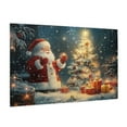 thumbnail image 2 of 1000 PCS Christmas Tree & Santa Claus 1000 Piece Wooden Puzzle For Adults,Stunningly Vibrant Colors,Stunning Artwork Of Christmas Tree & Santa Claus,Great For Relaxation And Display For Puzzle Lovers, 2 of 6