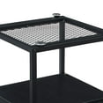 thumbnail image 6 of VECELO 3-piece Bedroom Set, Metal Platform Bed Frame with 2 Glass Top Nightstand, Queen Size, 6 of 8