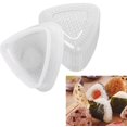 thumbnail image 3 of 2pcs/4pcs/set Mold DIY Sushi Mold Onigiri Rice Ball Food Press Triangular Sushi Maker Sushi Kit Japanese Bento Sushi Accessories, 3 of 7