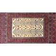 thumbnail image 1 of Ahgly Company Machine Washable Indoor Rectangle Traditional Brown Red Area Rugs, 5' x 8', 1 of 7