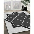 thumbnail image 2 of Ahgly Company Indoor Rectangle Patterned Charcoal Black Novelty Area Rugs, 5' x 7', 2 of 6