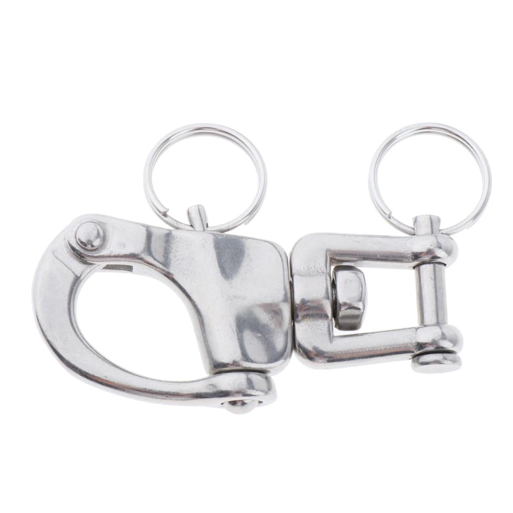 Manille Rotative En Acier Inoxydable 304 - Dispositif à Boucle Anneau Tournant Robuste 6mm