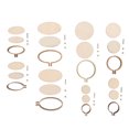 thumbnail image 1 of 8 sets of Mini Embroidery Pendants DIY Jewelry Making Findings DIY Decorations, 1 of 8