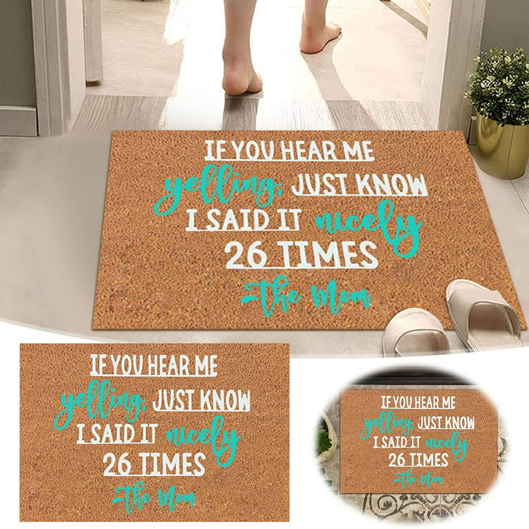EJWQWQE Funny Doormat Indoor Outdoor 15.7 X 23.6 Inches Home Front