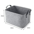 thumbnail image 6 of sunsanly Felt Storage Basket Large Capacity Foldable Organizer with Sturdy Handles for Clothes Quilts Laundry Organizer Home Bedroom Living Room, 6 of 8